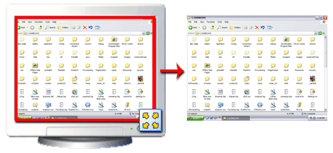 The screen capture free program supports full-screen capture as well as capture of specific regions.